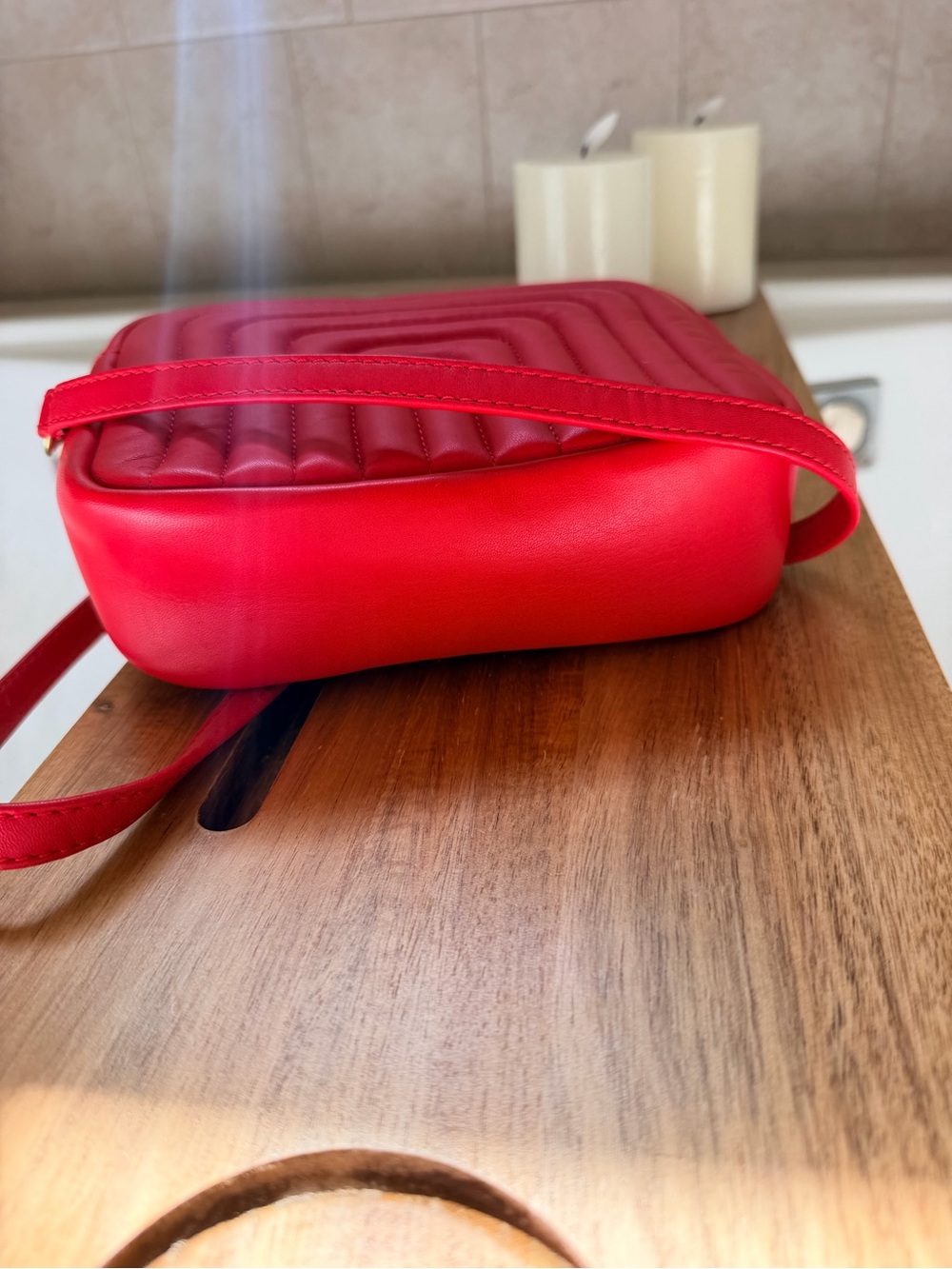 Clare V Midi Sac - Rouge Channel Quilted $325 - Picture 6 of 8